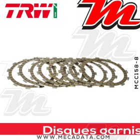 Disques d'embrayage garnis ~ Honda CBR 1000 RR SC57 2004-2007 ~ TRW Lucas MCC 158-8