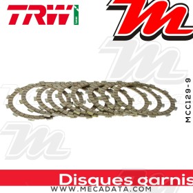 Disques d'embrayage garnis ~ Honda VF 1000 F,F2 SC15 1984-1985 ~ TRW Lucas MCC 129-9