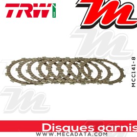 Disques d'embrayage garnis ~ Honda RVF 750 R RC45 1994-1997 ~ TRW Lucas MCC 141-8