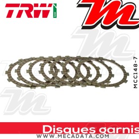 Disques d'embrayage garnis ~ Honda CB 400 Super Four NC39 1999-2005 ~ TRW Lucas MCC 148-7
