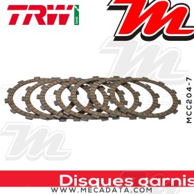Disques d'embrayage garnis ~ Husqvarna WR 360 3H 1992-1998 ~ TRW Lucas MCC 204-7