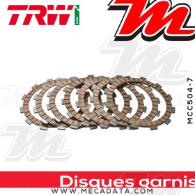 Disques d'embrayage garnis ~ Husqvarna TXC 250 2010-2013 ~ TRW Lucas MCC 504-7