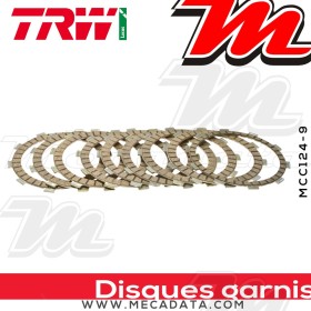 Disques d'embrayage garnis ~ Honda VF 750 C 1993-2000 ~ TRW Lucas MCC 124-9