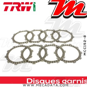 Disques d'embrayage garnis ~ Honda VFR 800 RC46 2000-2001 ~ TRW Lucas MCC 152-8