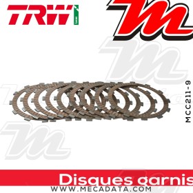 Disques d'embrayage garnis ~ Kawasaki ZR 1100 Zephyr ZRT10A/B 1992-1997 ~ TRW Lucas MCC 211-9