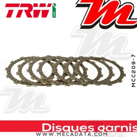 Disques d'embrayage garnis ~ Kawasaki ZR 750 Zephyr ZR750C 1995-1998 ~ TRW Lucas MCC 209-7