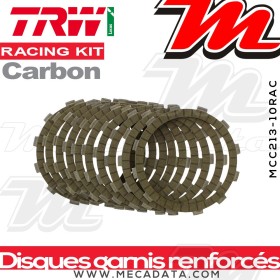 Disques d'embrayage garnis renforcés Racing ~ Kawasaki ZX-9R 900 Ninja ZX900C 1998-1999 ~ TRW Lucas MCC 213-10RAC