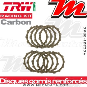 Disques d'embrayage garnis renforcés Racing ~ Kawasaki ZX-6RR 600 ZX600K 2003 ~ TRW Lucas MCC 221-9RAC