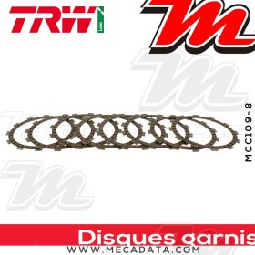 Disques d'embrayage garnis ~ Gilera RC 600 1989+ ~ TRW Lucas MCC 109-8