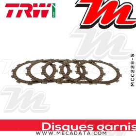 Disques d'embrayage garnis ~ Arctic Cat 400 2000-2002 ~ TRW Lucas MCC 229-5