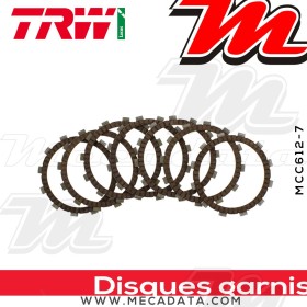Disques d'embrayage garnis ~ BMW F 650 GS Dakar R13 2005-2007 ~ TRW Lucas MCC 612-7