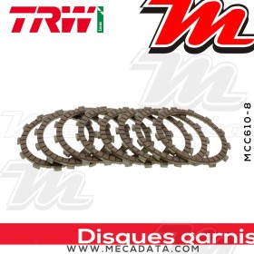 Disques d'embrayage garnis ~ BMW F 650 GS Dakar R13 2001-2004 ~ TRW Lucas MCC 610-8