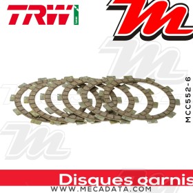 Disques d'embrayage garnis ~ Aprilia RS 125 Replica MP 1996-2002 ~ TRW Lucas MCC 552-6