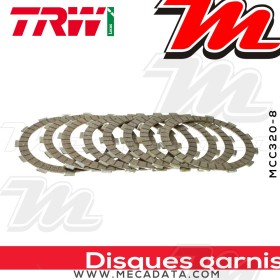 Disques d'embrayage garnis ~ CCM 650 DS644 2004+ ~ TRW Lucas MCC 320-8