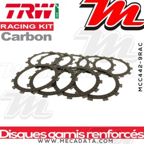 Disques d'embrayage garnis renforcés Racing ~ Yamaha TRX 850 4UN 1996-1998 ~ TRW Lucas MCC 442-9RAC