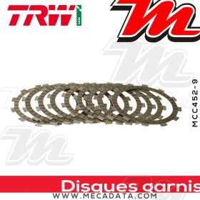 Disques d'embrayage garnis ~ Yamaha FZS 1000 RN06,RN14 2001-2005 ~ TRW Lucas MCC 452-9
