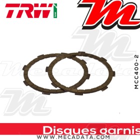 Disques d'embrayage garnis ~ Yamaha DT 50 R 3MN 1989-1996 ~ TRW Lucas MCC 400-2