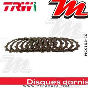 Disques d'embrayage garnis ~ Triumph 955 Speed Triple 2002-2004 ~ TRW Lucas MCC 162-10