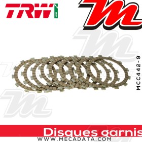 Disques d'embrayage garnis ~ Yamaha YZF 600 R6 RJ11,RJ15 2006-2017 ~ TRW Lucas MCC 442-9
