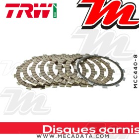 Disques d'embrayage garnis ~ Yamaha YZF 1000 R1 RN01,RN04 1999-2002 ~ TRW Lucas MCC 440-8