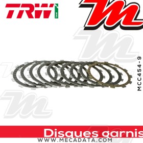 Disques d'embrayage garnis ~ Yamaha FJR 1300 RP04/RP08 2001-2015 ~ TRW Lucas MCC 454-9