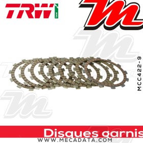 Disques d'embrayage garnis ~ Yamaha YZF 1000 Thunder Ace 4VD 1996-2002 ~ TRW Lucas MCC 422-9