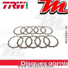Disques d'embrayage garnis ~ MV Agusta 990 Brutale R 2010-2011 ~ TRW Lucas MCC 621-10