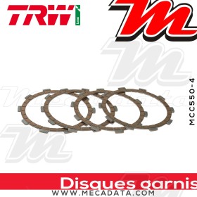 Disques d'embrayage garnis ~ Rieju MRX 50 MRX 2001-2007 ~ TRW Lucas MCC 550-4