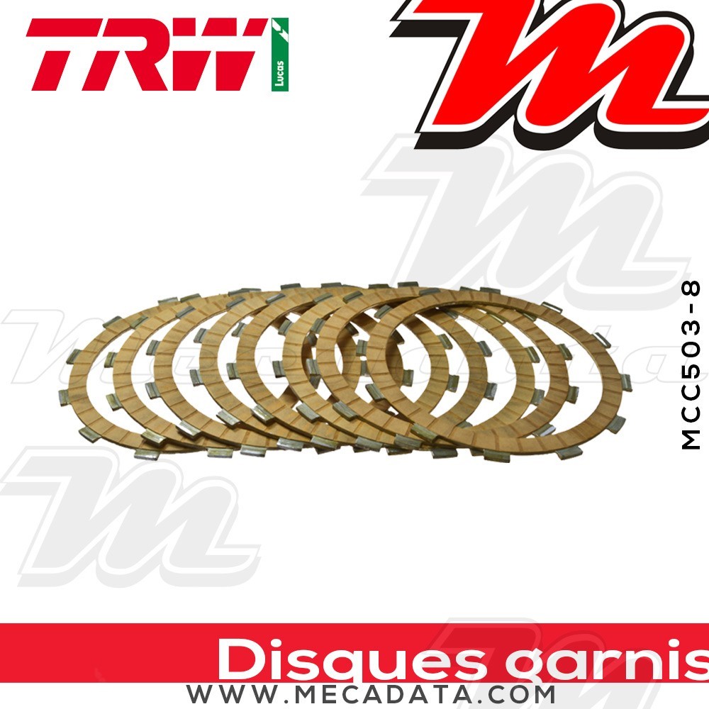 Disques d'embrayage garnis ~ KTM 620 EGS 1995-1998 ~ TRW Lucas MCC 503-8