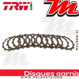 Disques d'embrayage garnis ~ KTM 950 Superenduro 2007-2008 ~ TRW Lucas MCC 509-11