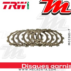 Disques d'embrayage garnis ~ Suzuki M 800 Intruder WVB4 2005-2015 ~ TRW Lucas MCC 321-7