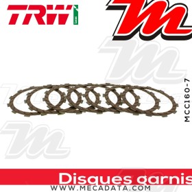 Disques d'embrayage garnis ~ Triumph 865 Speedmaster 908ML 2005-2008 ~ TRW Lucas MCC 160-7