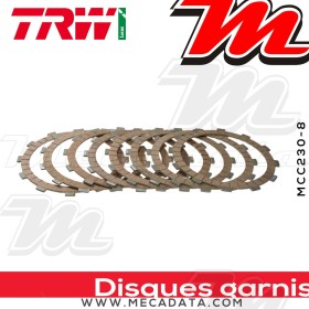 Disques d'embrayage garnis ~ Suzuki VZ 1600 Marauder 2004-2005 ~ TRW Lucas MCC 230-8