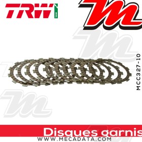 Disques d'embrayage garnis ~ Suzuki VS 1400 Intruder VX51L/LD 1988-2003 ~ TRW Lucas MCC 327-10
