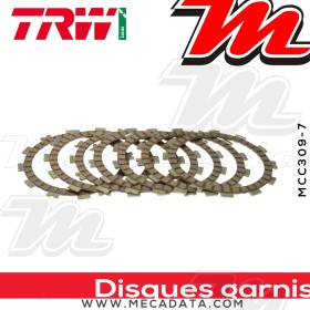 Disques d'embrayage garnis ~ Suzuki GS 450 E,S GL51C 1984-1988 ~ TRW Lucas MCC 309-7
