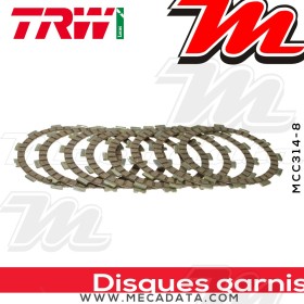 Disques d'embrayage garnis ~ Suzuki GR 650 X GP51A 1983-1985 ~ TRW Lucas MCC 314-8