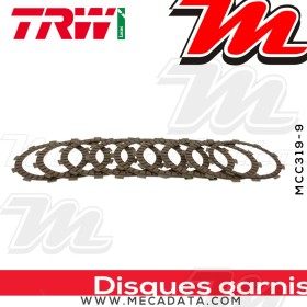 Disques d'embrayage garnis ~ Suzuki GSXR 600 WVBG 2001-2003 ~ TRW Lucas MCC 319-9