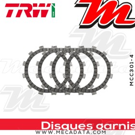 Disques d'embrayage garnis ~ Suzuki TS 80 ER TS80 1981-1982 ~ TRW Lucas MCC 301-4
