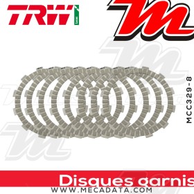 Disques d'embrayage garnis ~ Suzuki RM 125 RF15A 1997-2001 ~ TRW Lucas MCC 329-8
