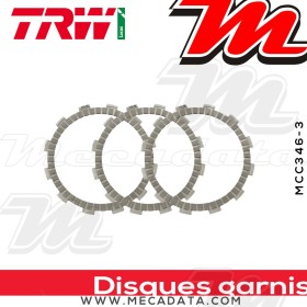 Disques d'embrayage garnis ~ Suzuki VL 125 Intruder LC A4 1999-2001 ~ TRW Lucas MCC 346-3