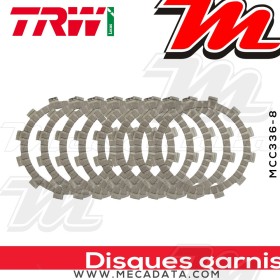Disques d'embrayage garnis ~ Suzuki LT-F 300 F King Quad 1999-2002 ~ TRW Lucas MCC 336-8