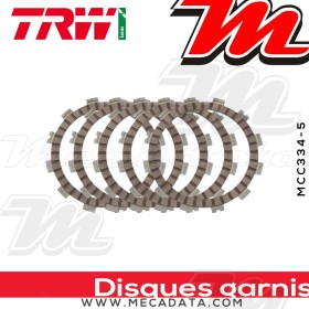 Disques d'embrayage garnis ~ Suzuki RM 250 1979-1985 ~ TRW Lucas MCC 334-5