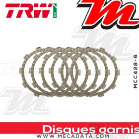 Disques d'embrayage garnis ~ Yamaha DT 125 LC 10V 1985-1991 ~ TRW Lucas MCC 428-6
