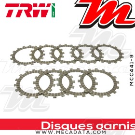 Disques d'embrayage garnis ~ Yamaha FZR 600 R 4JH,4MH 1994-1995 ~ TRW Lucas MCC 441-9