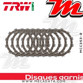 Disques d'embrayage garnis ~ Suzuki GSXR 600 WVCE 2006-2007 ~ TRW Lucas MCC 353-8
