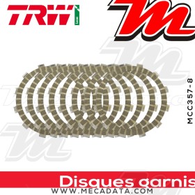 Disques d'embrayage garnis ~ Suzuki RM-Z 450 2005-2007 ~ TRW Lucas MCC 357-8