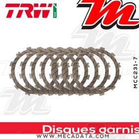 Disques d'embrayage garnis ~ Kawasaki KSF 250 Mojave 1987-2004 ~ TRW Lucas MCC 231-7