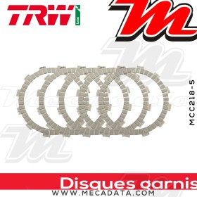 Disques d'embrayage garnis ~ Kawasaki ZXR 250 1989-1995 ~ TRW Lucas MCC 218-5