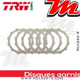 Disques d'embrayage garnis ~ Kawasaki Z 200 KZ200A 1982-1983 ~ TRW Lucas MCC 220-6