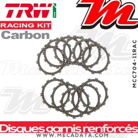 Disques d'embrayage garnis renforcés Racing ~ Ducati 1200 Multistrada, S A2 2010-2015 ~ TRW Lucas MCC 704-11RAC